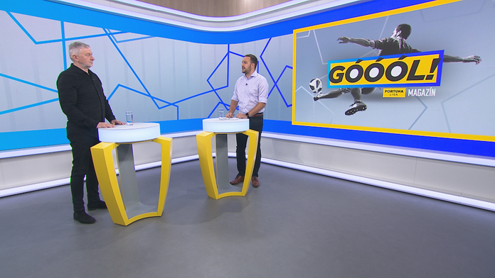 Moderátor Andrej Zvolenský (vpravo) s hosťom Ladislavom Molnárom.