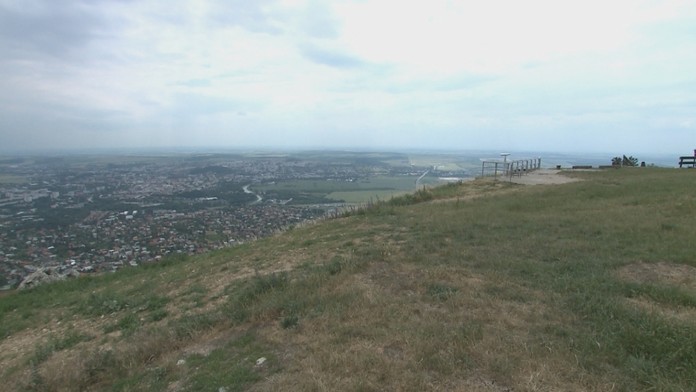 Výhľad zo Zobora na Nitru