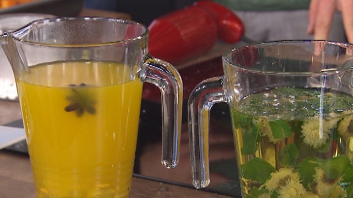 Čaj na zahriatie a pri zápaloch hrdla.