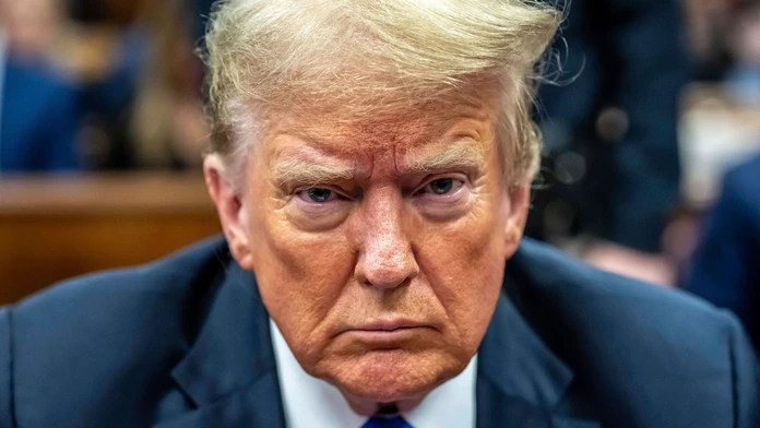 Na snímke exprezident Spojených štátov Donald Trump.