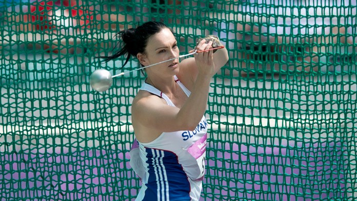 Kladivárka Martina Hrašnová na 1. Európskych hrách v Baku.