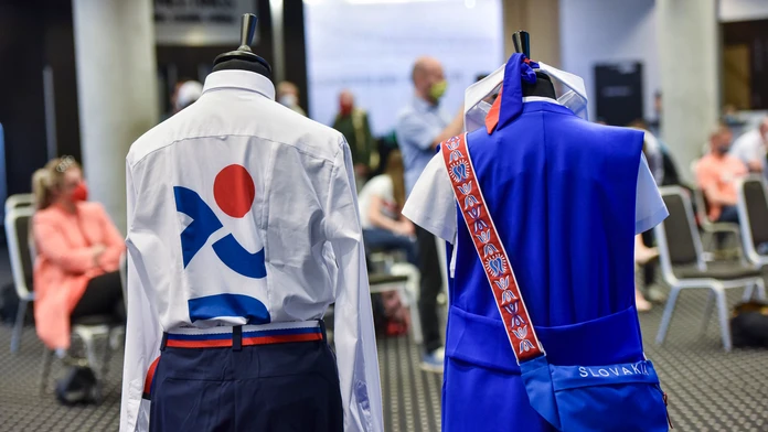 Kolekcia oblečenia slovenskej výpravy na Olympijské hry v Tokiu.