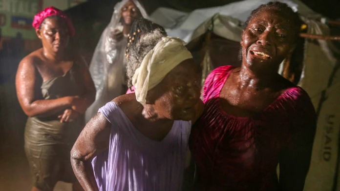 Tropická búrka na Haiti