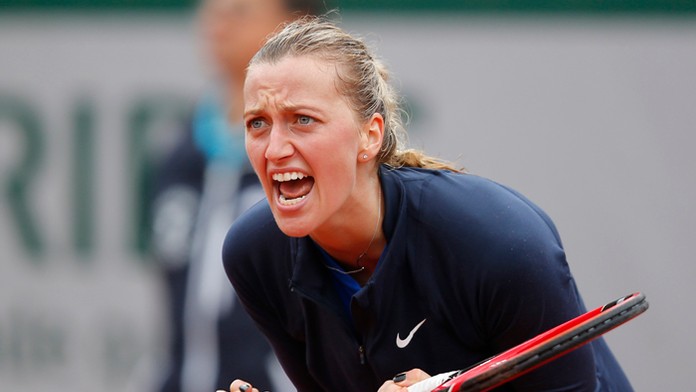 Petra Kvitová na Roland Garros.