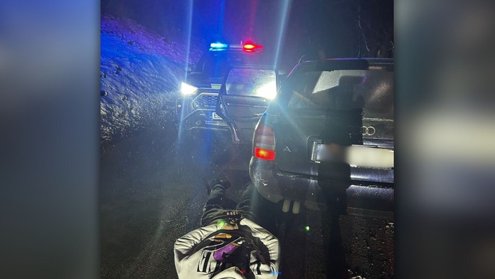 Policajná naháňačka v Novom Meste nad Váhom