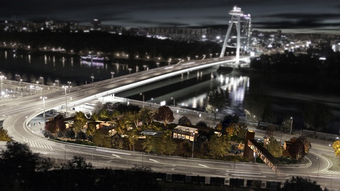 Vizualizácia novej kreatívnej časti Bratislavy