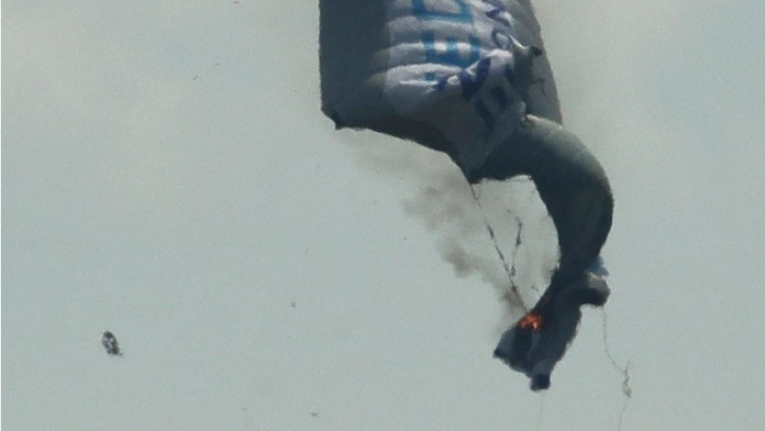 Reklamná vzducholoď.