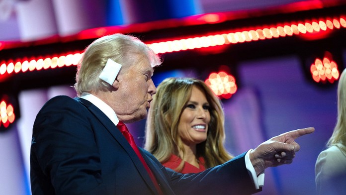 Donald Trump s manželkou.