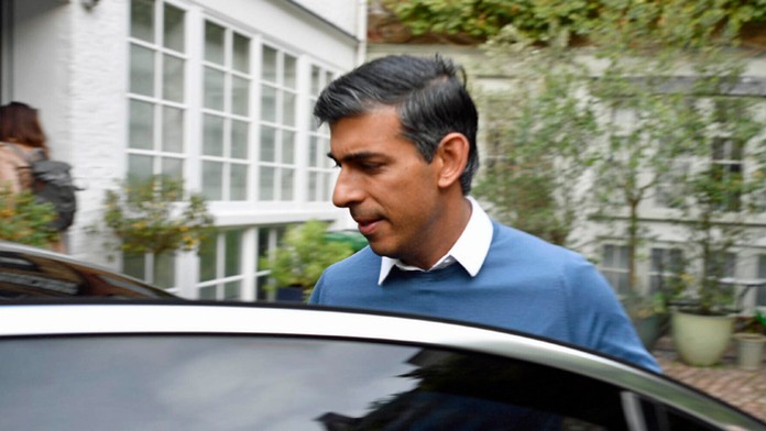 Bývalý britský minister financií  Rishi Sunak.