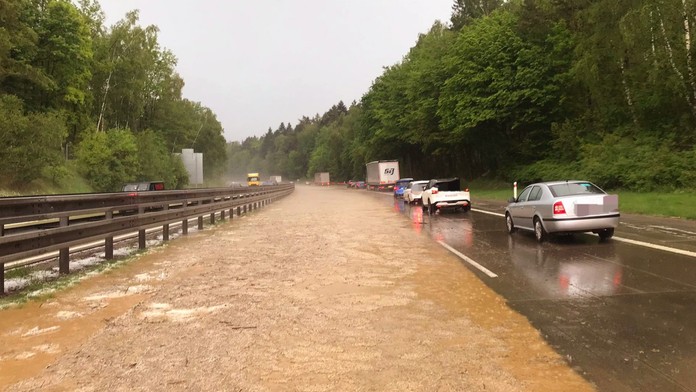 Prívalové dažde v Česku