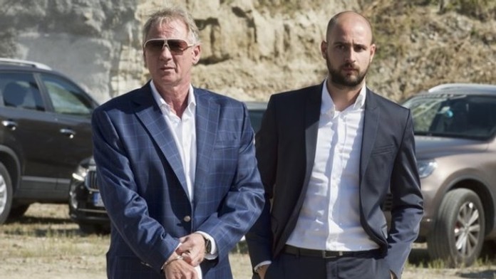 Podnikateľ Ivan Kmotrík a vpravo jeho syn - viceprezident ŠK Slovan Bratislava.