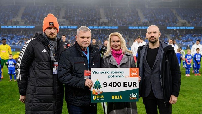 Vianočná zbierka potravín vyčarila úsmev na tvári rodinám v núdzi. Niké liga opäť pomáhala aj mimo ihriska