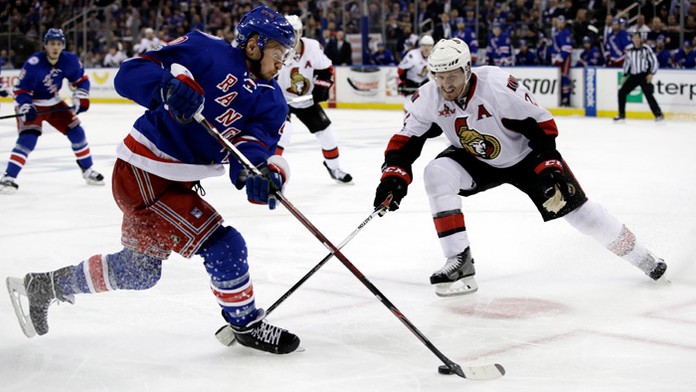 New York Rangers zdolali Ottawu