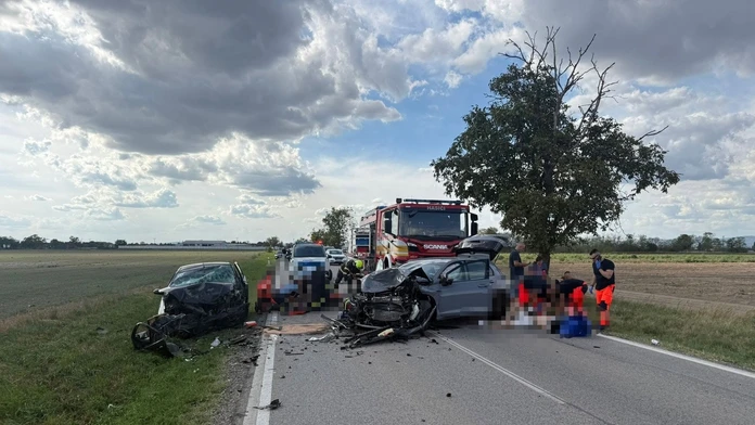 Nehoda v Seneckom okrese.