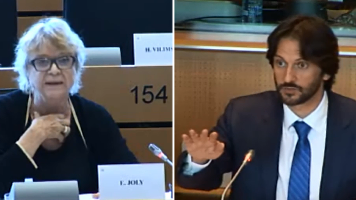 Europoslankyňa Eva Joly a minister vnútra Robert Kaliňák