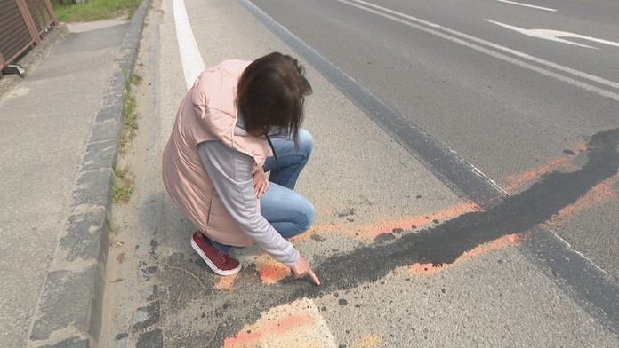 Nekvalitná cesta v Stupave