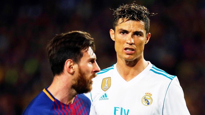 Cristiano Ronaldo a Lionel Messi