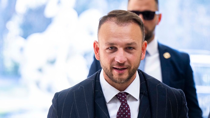 Na snímke minister vnútra SR Matúš Šutaj Eštok (Hlas-SD).
