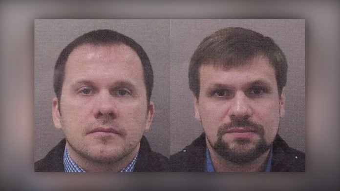 Ruskí agenti Alexander Petrov a Ruslan Boširov.