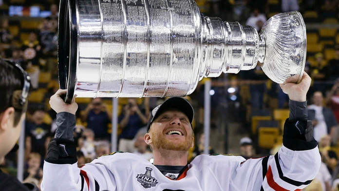 Marián Hossa so Stanley cupom.