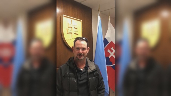 Rory Sabbatini na slovenskom konzuláte v New Yorku.