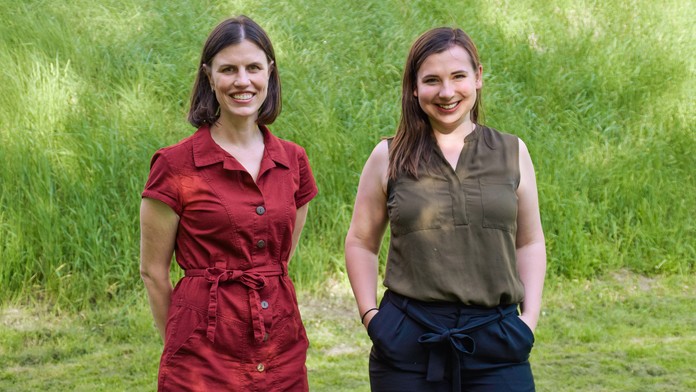 Terézia Miháliková a Patrícia Hirschnerová.