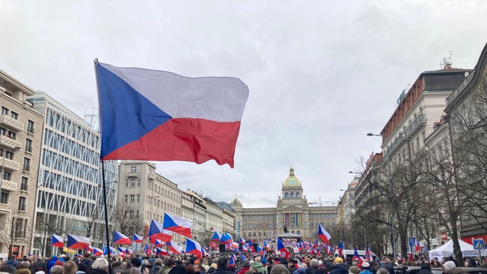 Demonštrácia v Prahe