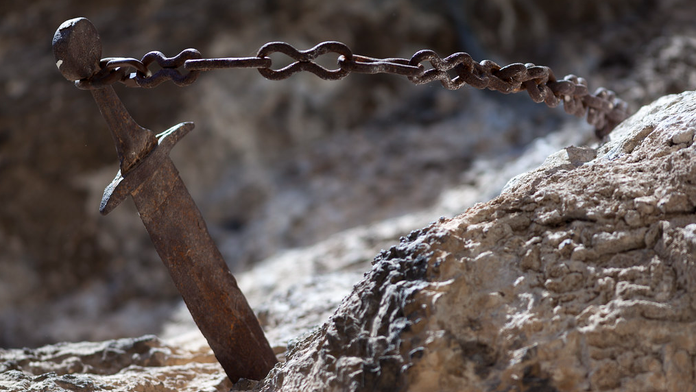 Francúzsko rieši záhadu: Zmizol legendárny meč, ktorý bol 1300 rokov zapichnutý v skale