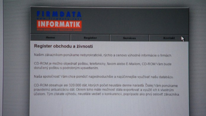 Register obchodu a živnosti.