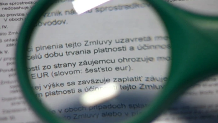 Zmluva - ilustračná snímka
