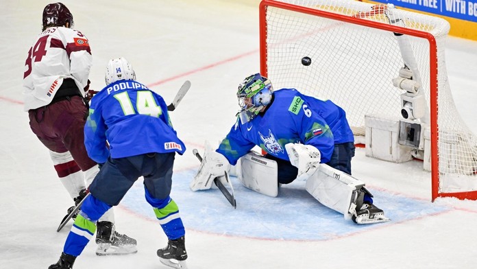 Lotyšsko si poradilo so Slovinskom. Rozhodla druhá tretina