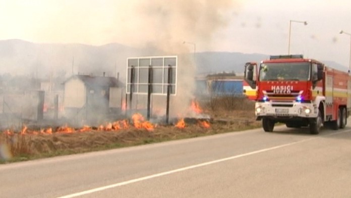 Plamene ohrozovali plynovú stanicu