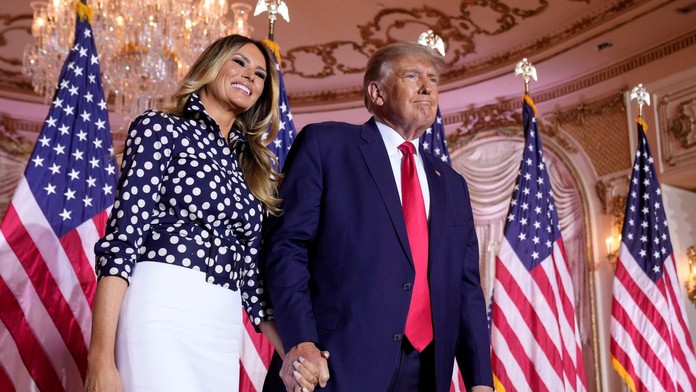 Melania a Donald Trump