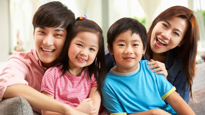 Čínska rodina (Ilustračné foto)