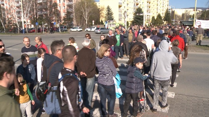 Prešovčania zablokovali až tri výjazdy