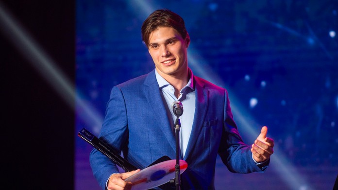 Patrí mu ďalšie prvenstvo. Juraj Slafkovský sa stal hokejistom roka