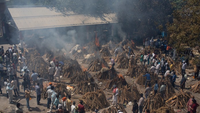Pohrebná hranica v Indii
