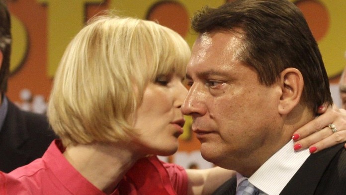 Petra Paroubková s manželom Jiřím