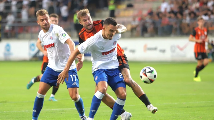 Perišič s Rakitičom si na Liptove vylámali zuby. Ružomberok v EKL uhral s Hajdukom cenný výsledok