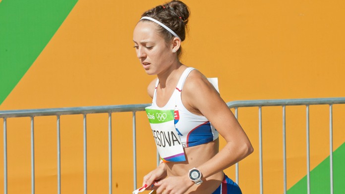 Maratónkyňa Katarína Berešová na olympiáde v Riu.