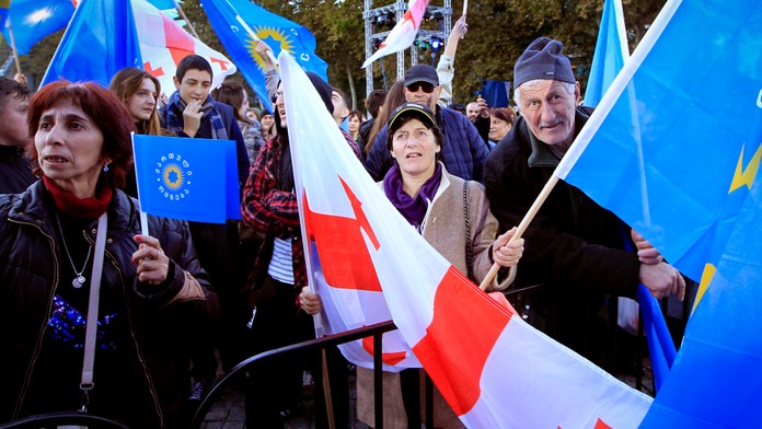 Gruzínsko voľby EÚ