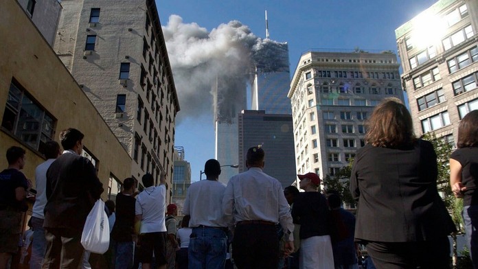New York krátko po útoku na dvojičky.