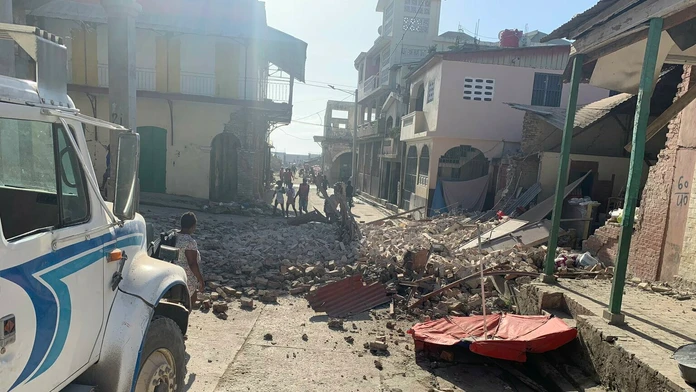 Silné zemetrasenie na Haiti