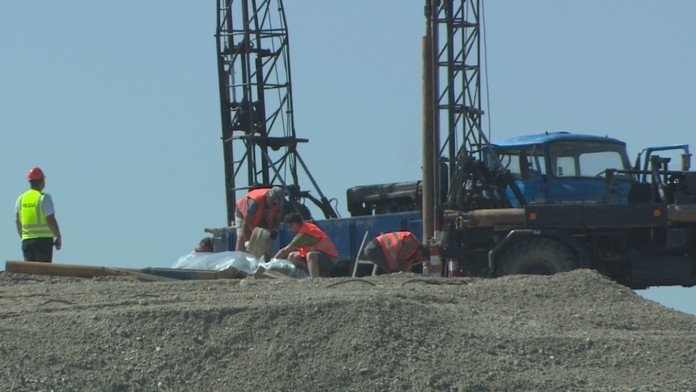 Práce na obchvate Bratislavy.