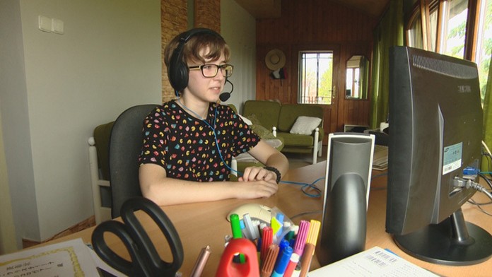 Saša tesne pred odliatkom.