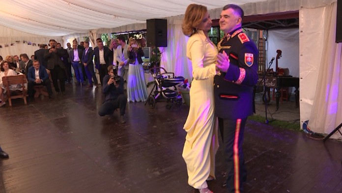 Novomanželský tanec.