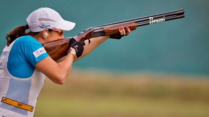 Skeetarka Danka Barteková na archívnej snímke.