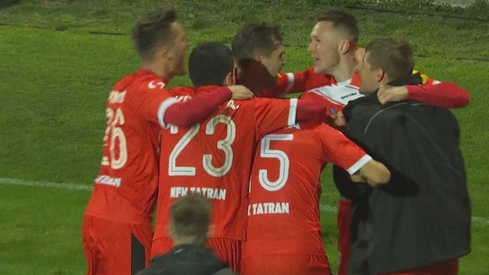 Radosť hráčov Lipt. Mikuláša.