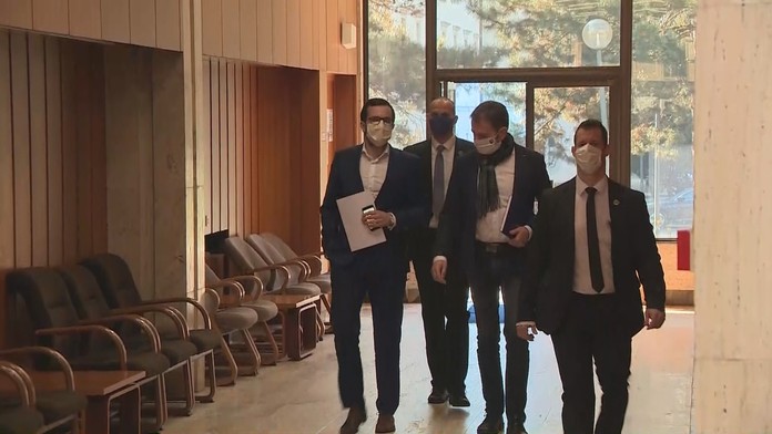 Igor Matovič na tlačovej besede.