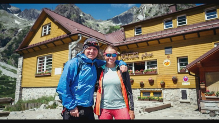 Ján Tribula s letuškou Aya Stevens Sinayovou